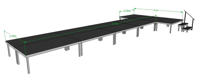 Alquiler de Pasarelas Modulares Alquiler de Pasarelas Modulares