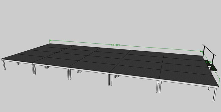 escenario 10 x 4 - 20 modulos