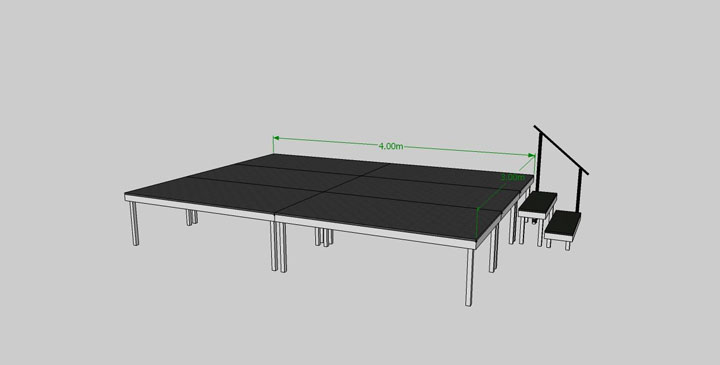 escenario 4 x 3 - 6 modulos