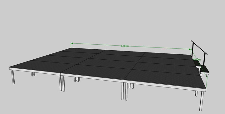 escenario 6 x 4 - 12 modulos