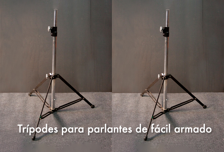Trípodes para Parlantes de fácil armado Trípodes para Parlantes de fácil armado